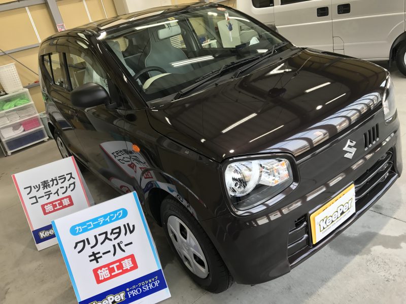 クリスタルキーパー施工車