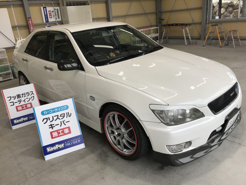 クリスタルキーパー施工車