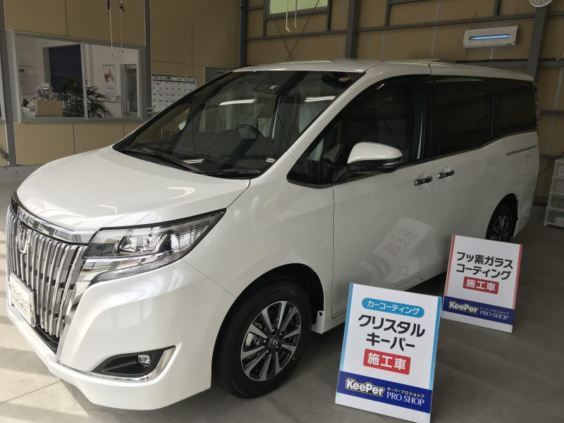 クリスタルキーパー施工車