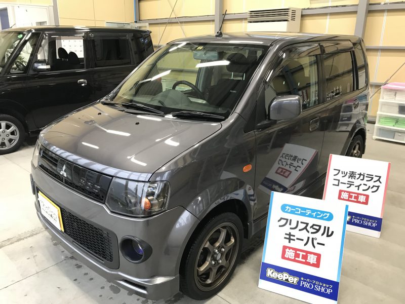 クリスタルキーパー施工車