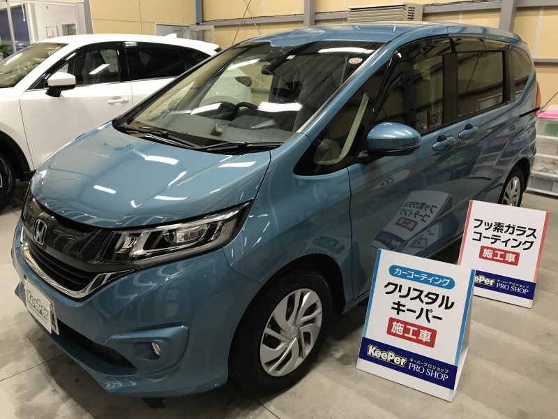 クリスタルキーパー施工車