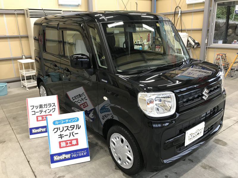 クリスタルキーパー施工車