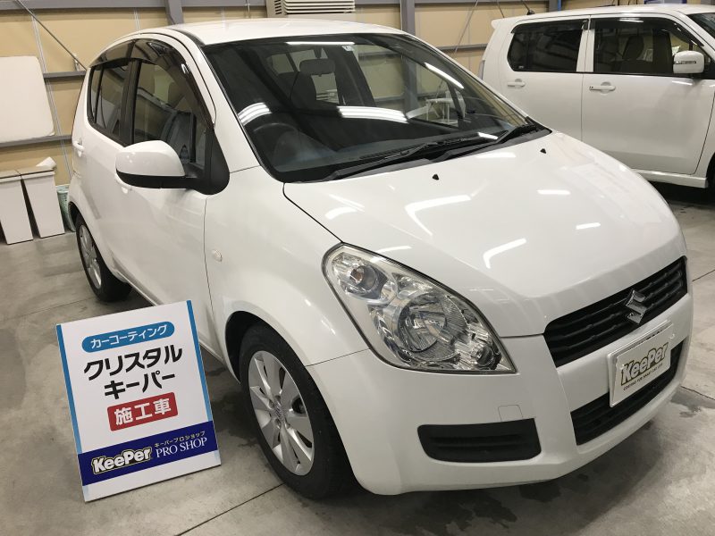 クリスタルキーパー施工車