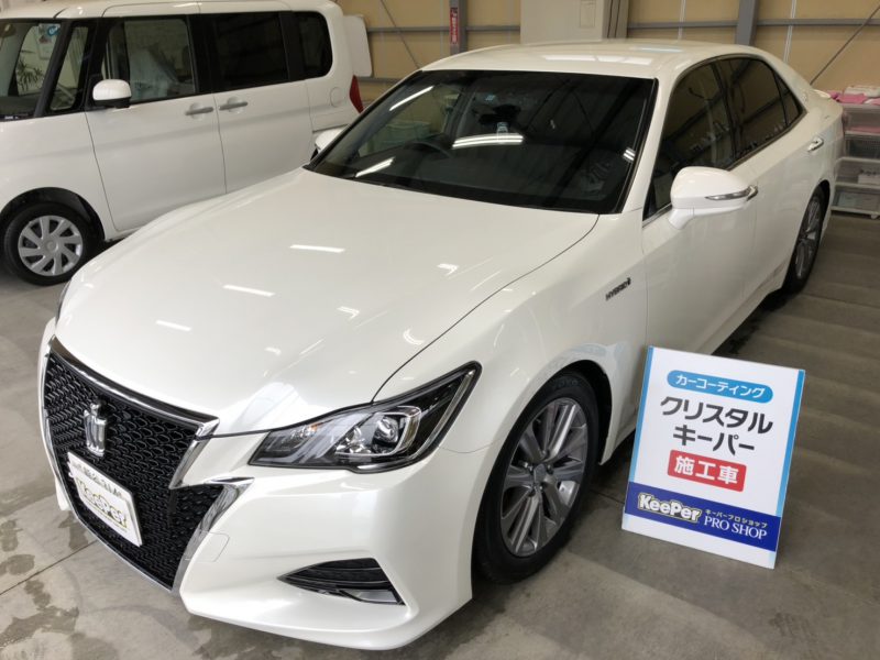 クリスタルキーパー施工車