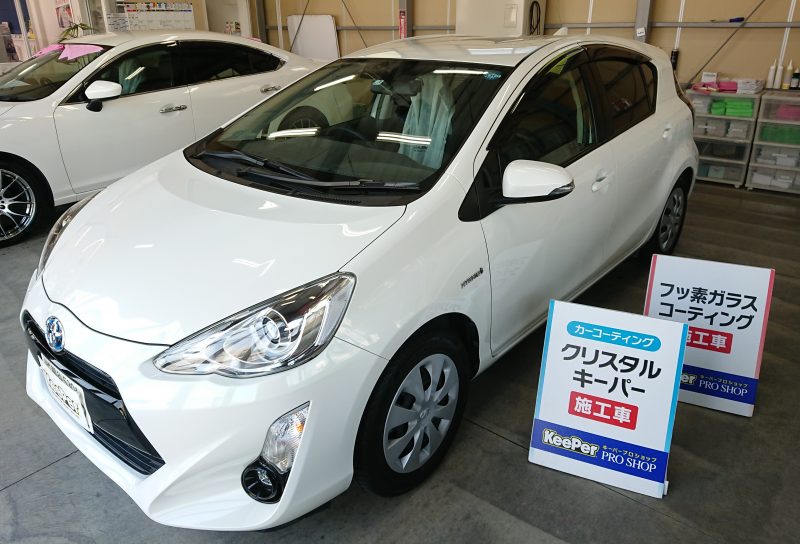 クリスタルキーパー施工車