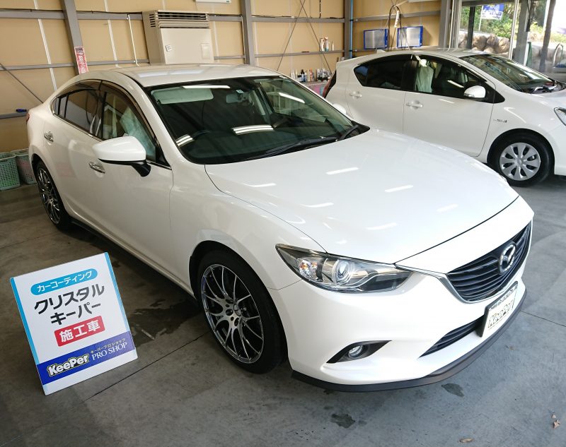 クリスタルキーパー施工車