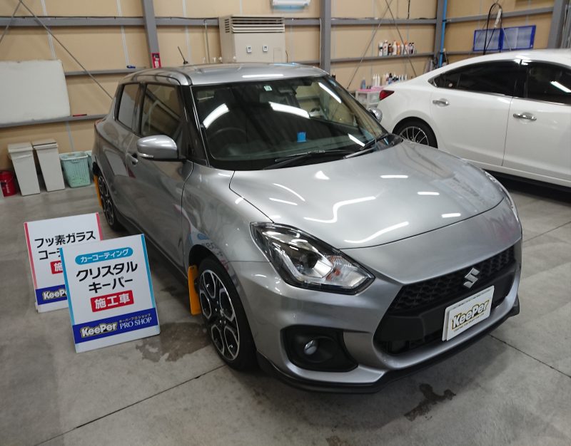 クリスタルキーパー施工車