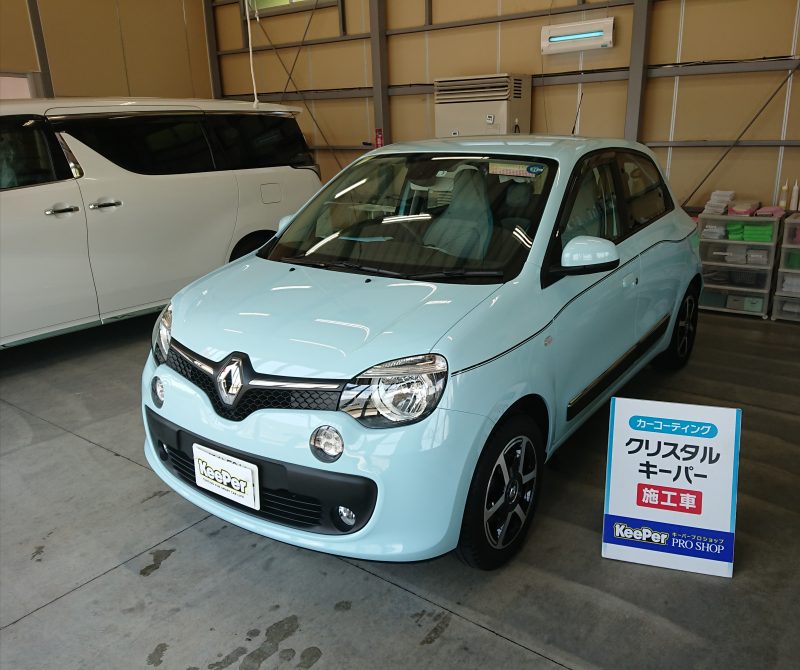 クリスタルキーパー施工車
