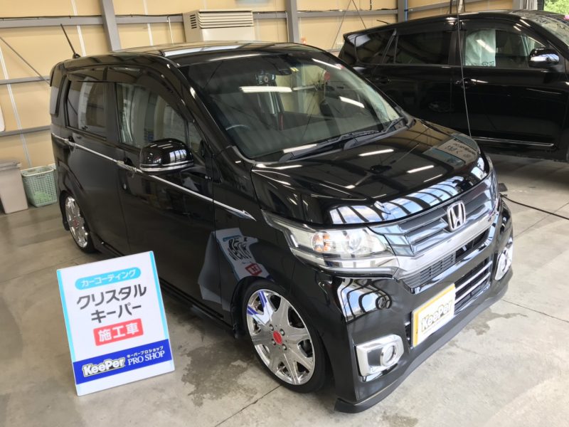 クリスタルキーパー施工車
