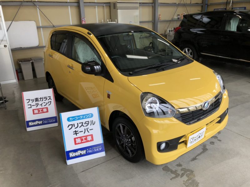 クリスタルキーパー施工車