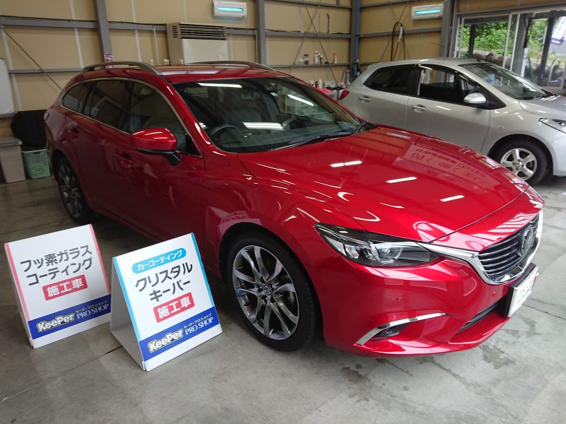 クリスタルキーパー施工車