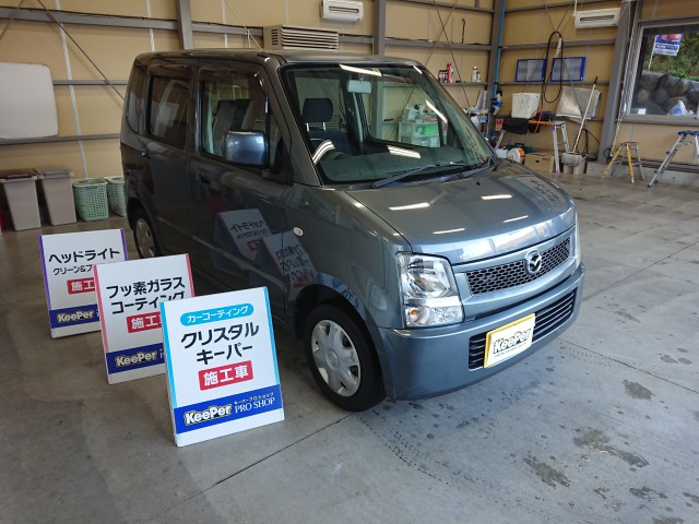 クリスタルキーパー施工車