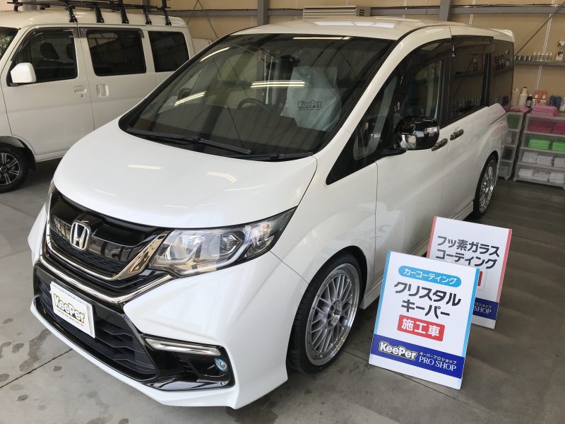 クリスタルキーパー施工車